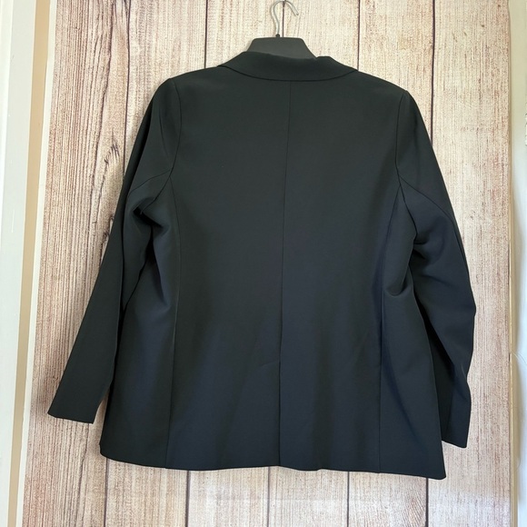 The Drop Womens Single Button Black Blake Long Blazer Jacket size XXL - Picture 9 of 11